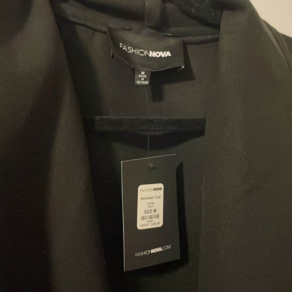 NWT Fashion Nova Coat - Picture 2 of 5